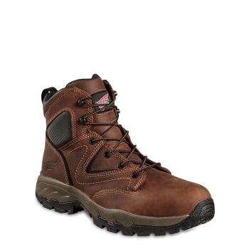 Red Wing TruHiker 6-inch Safety Toe Mens Hiking Boots Dark Brown - Style 2205